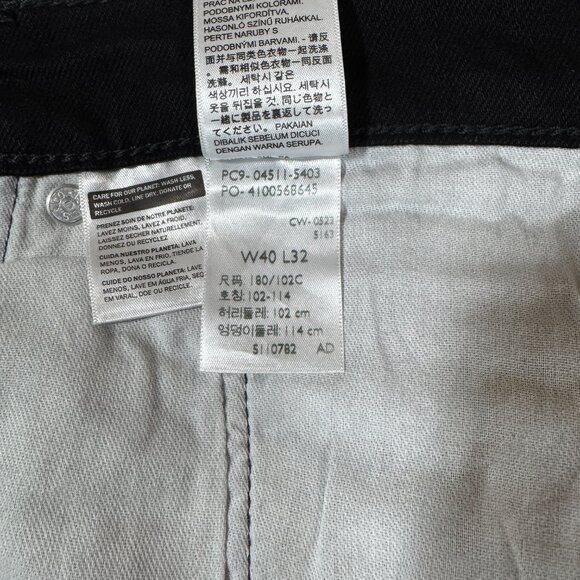 Levi's 511 Slim Fit Men's Stretch Straight Jeans Black 40 x 32 NWT - Picture 9 of 9